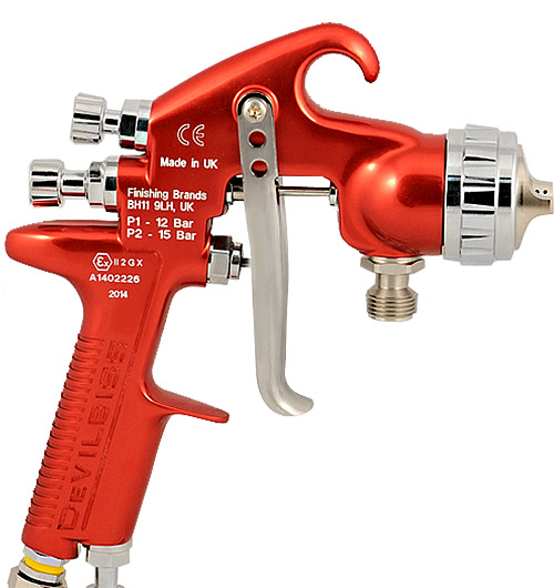Краскопульт пневматический DeVILBISS JGA PRO, арт. JGAPPRO-C3-10 - 2